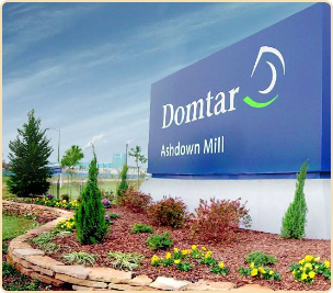 Domtar Industries entrance.